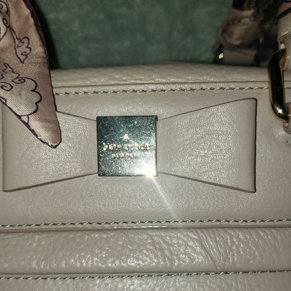 Kate Spade Light Purple Satchel with Bow and Scarf - Picture 2 of 14